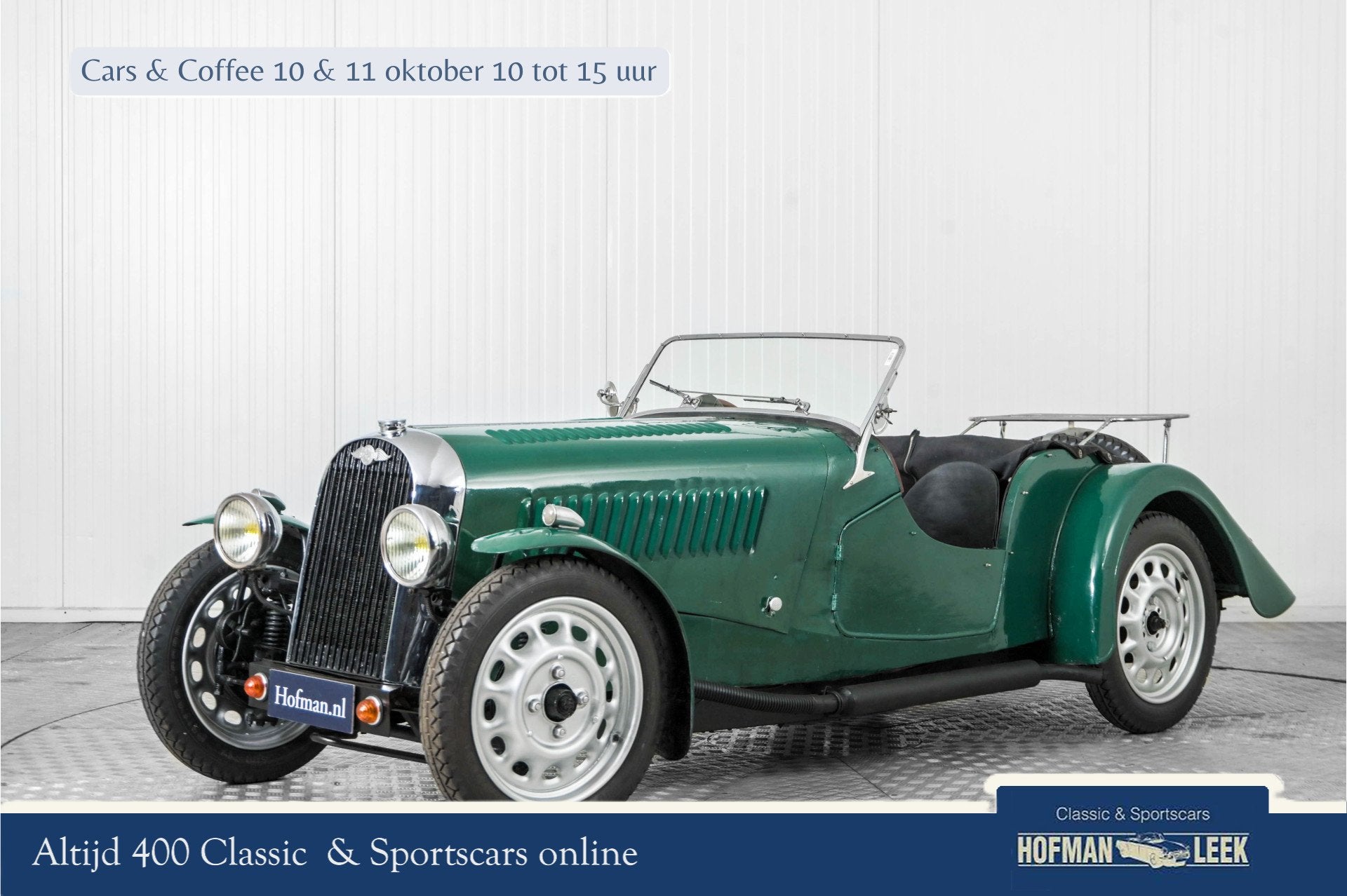 Morgan 4/4 (bj 1949), Auto's, Gebruikt, Cabriolet, Bedrijf, Handgeschakeld