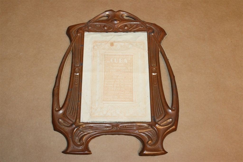 Antieke Jugendstil Fotolijst ca. 1905 — Art Nouveau, Ophalen of Verzenden