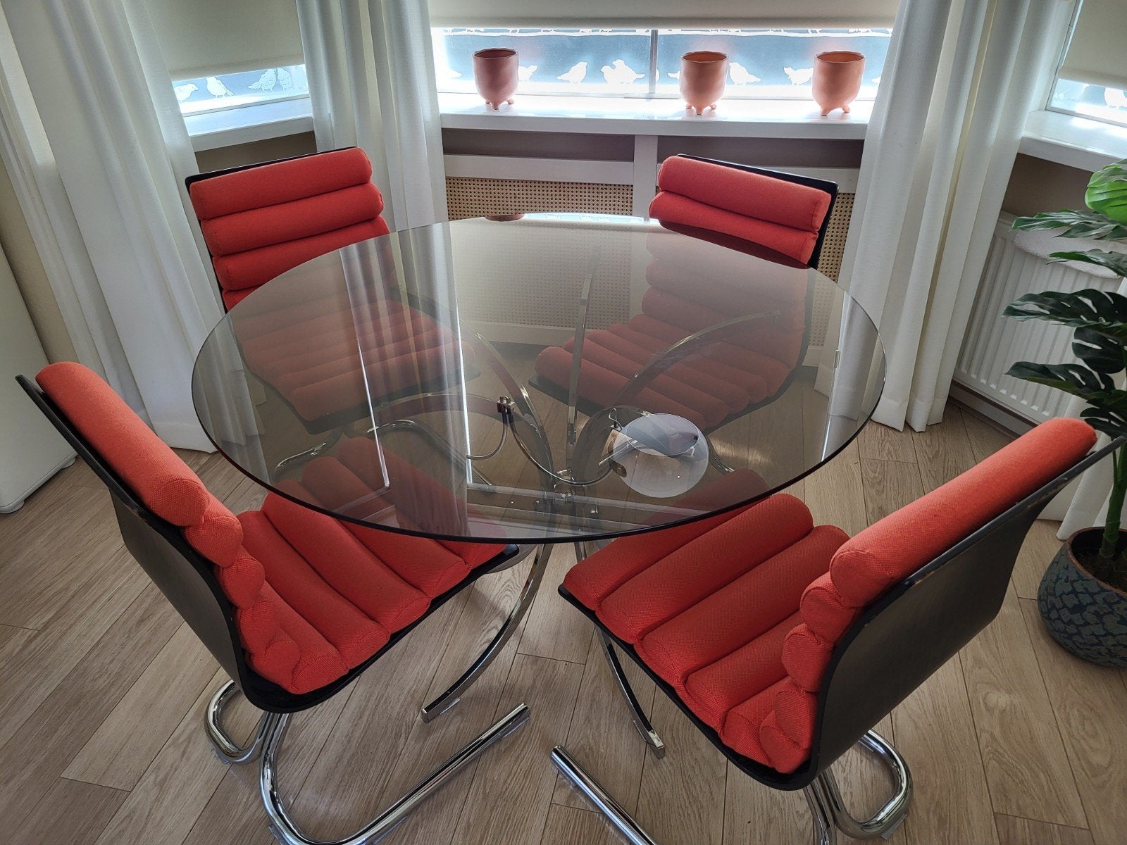 Space Age design eethoek, Ophalen, 4 tot 6 stoelen