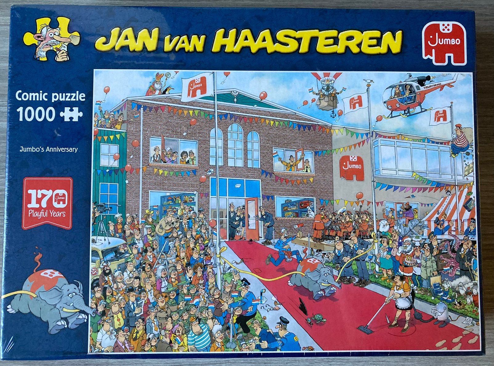 NIEUW! Van Haasteren Jumbo’s Anniversary puzzel 1000 stukjes, Ophalen of Verzenden, Nieuw