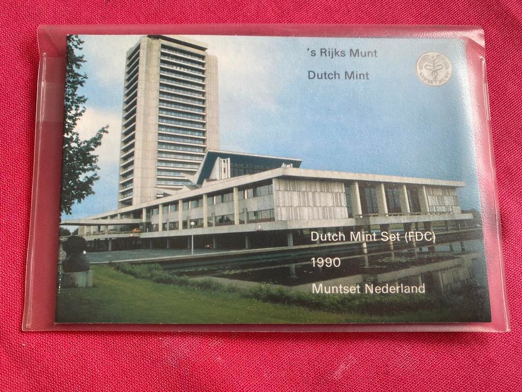 FDC Jaarset noord Brabant met alle munten uit 1990 Beatrix, Verzenden, Koningin Beatrix, Setje