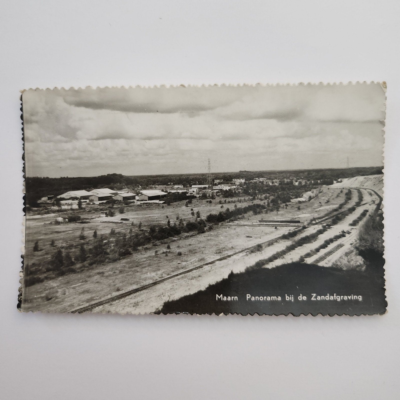 Zeldzame Ansichtkaart Maarn Panorama Zandafgraving 1965, Verzenden, 1960 tot 1980, Gelopen, Utrecht