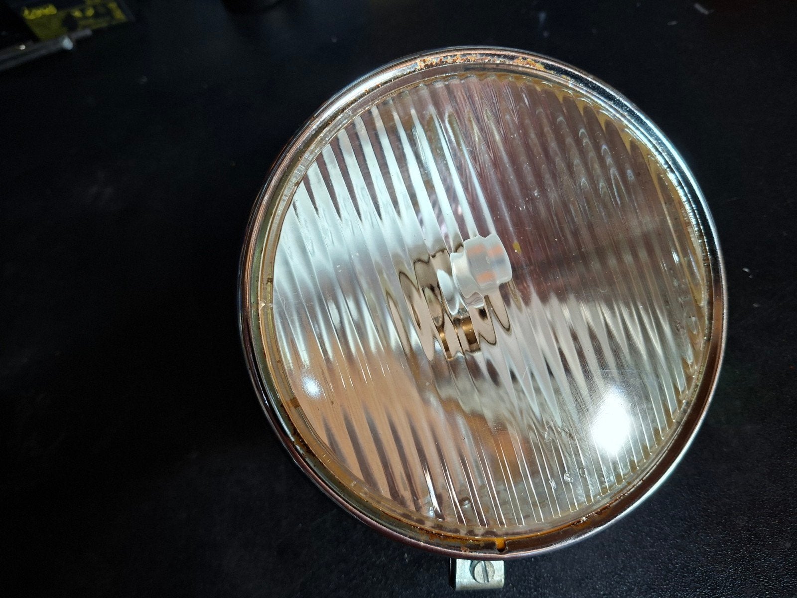 Kreidler Zundapp Koplamp Chroom met roestpikkels, Fietsen en Brommers, Ophalen, Gebruikt, Koplamp