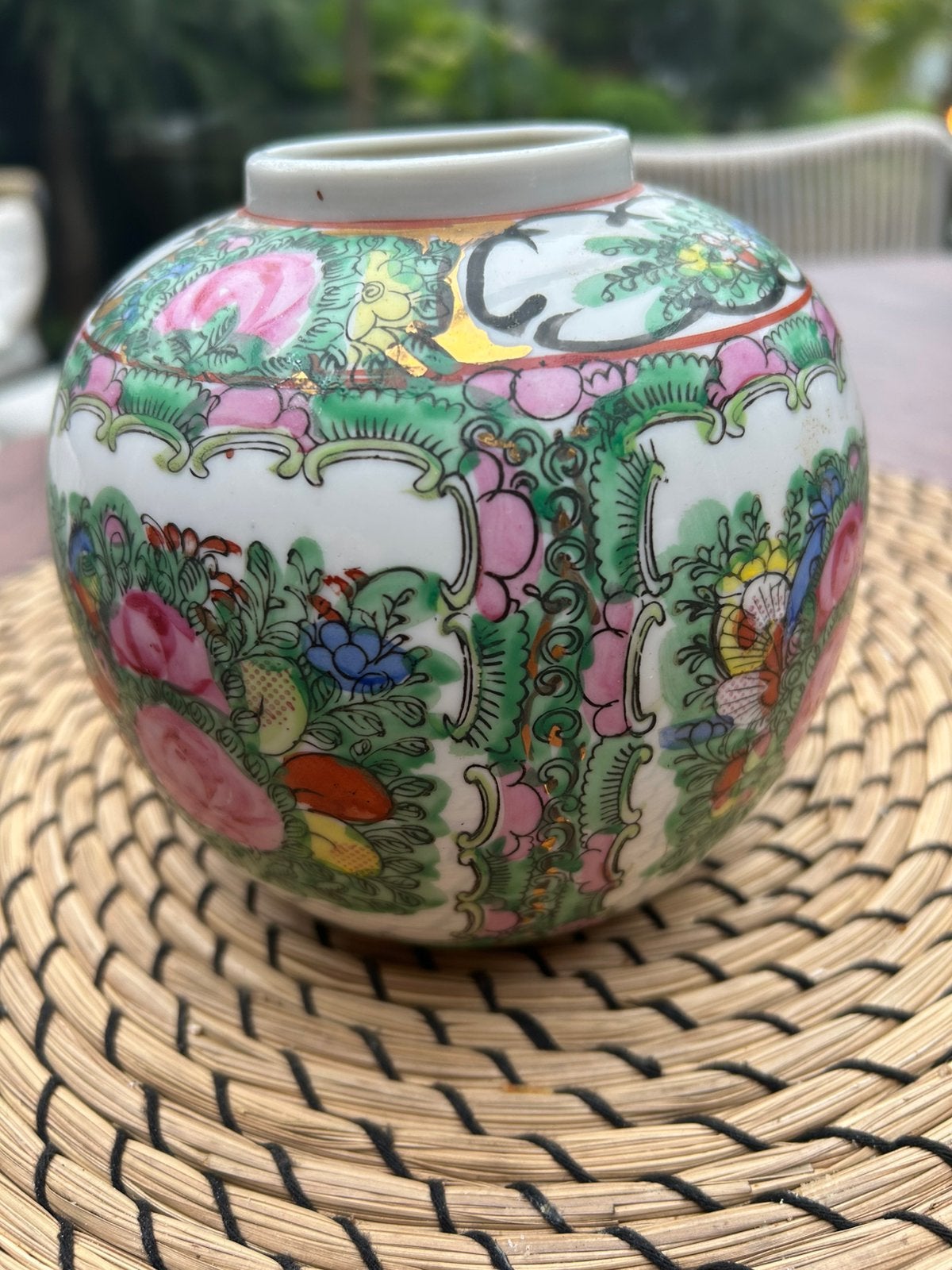 Chinese gemberpot familie Rose, Ophalen of Verzenden