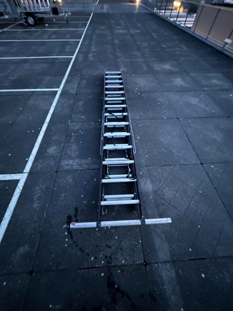 Te koop Altrex  3 x 14 reformladder, Ophalen, Gebruikt, Ladder, Opvouwbaar of Inschuifbaar