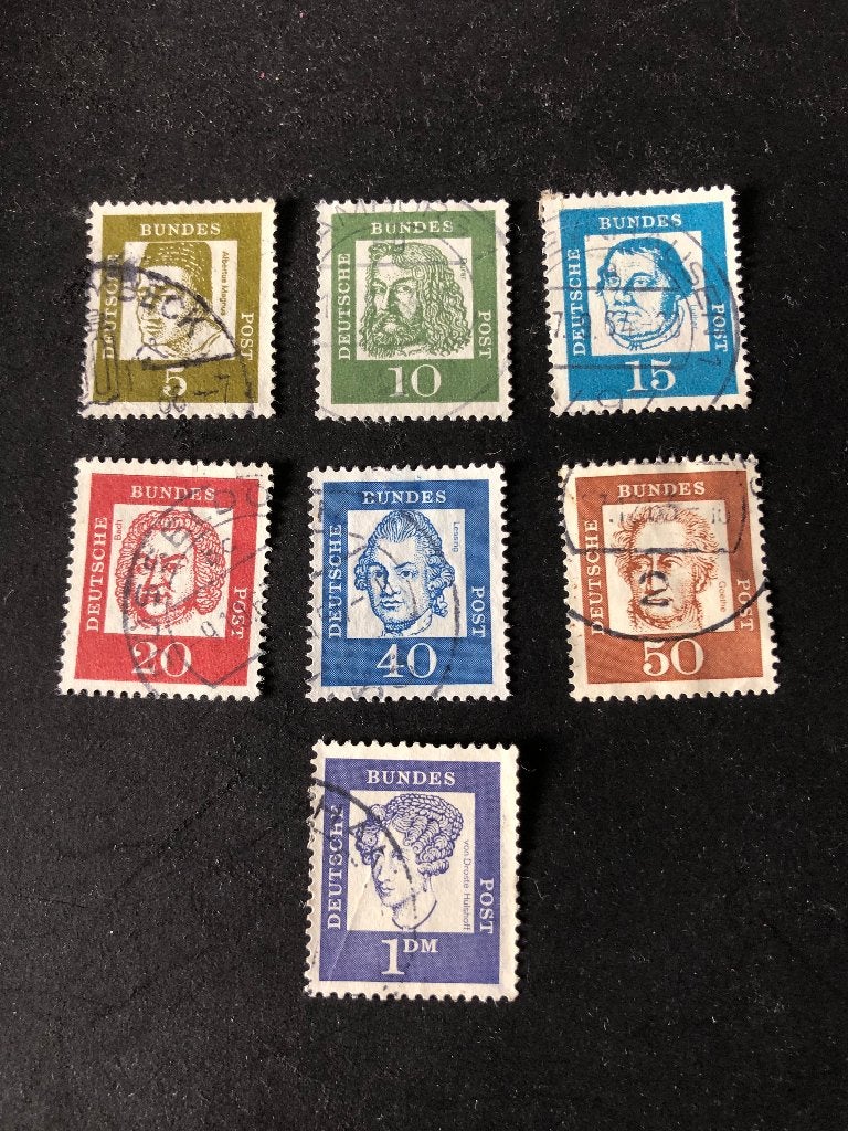 Duitsland BRD kopjes e 1961 gestempeld, Ophalen of Verzenden, BRD, Gestempeld