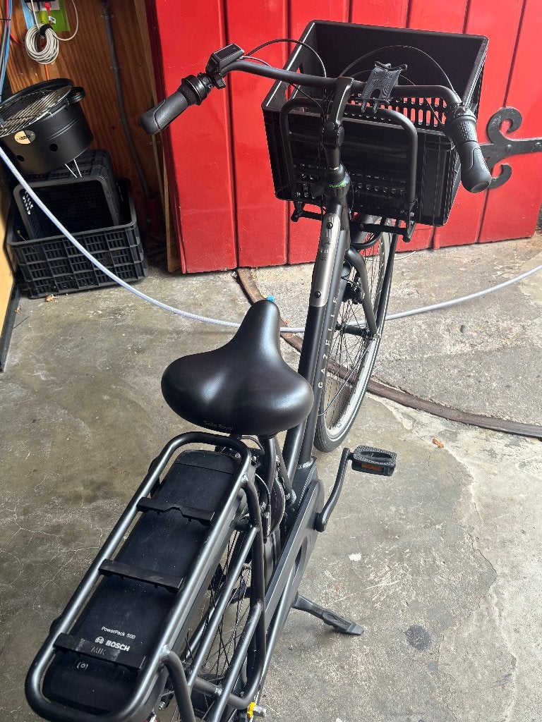 Gazelle Heavy Duty Moederfiets HMP - Zwart, Ophalen, Gebruikt, Gazelle, Spaakmakers@gmail.com