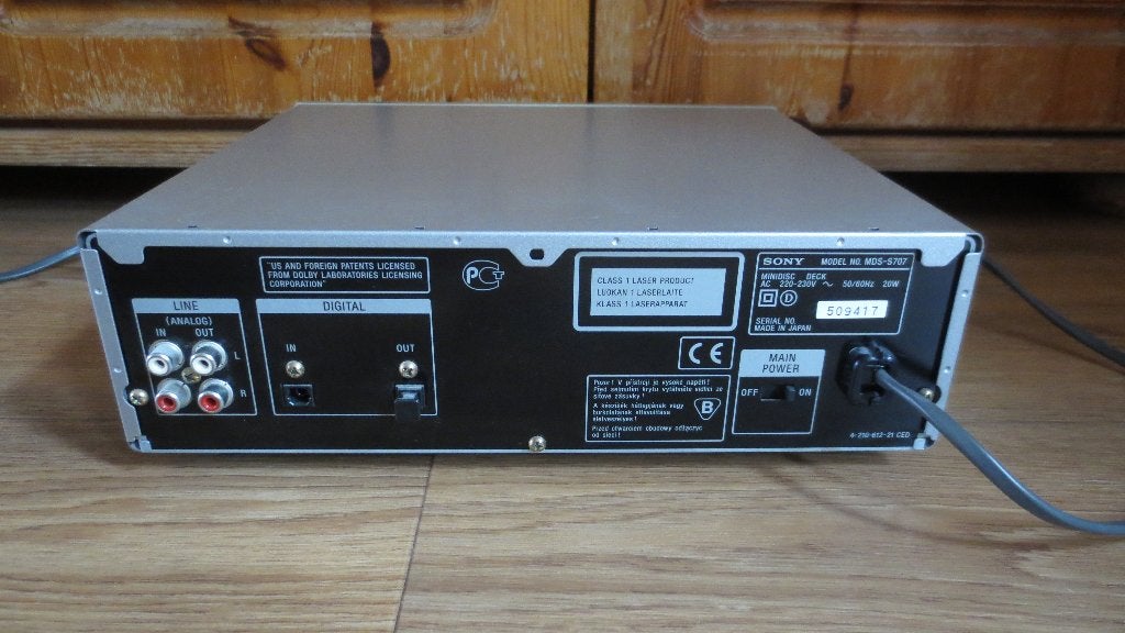 Sony MD Minidisc Deck Speler Recorder MDS-S707 + 29x Disc, Ophalen, Minidisc-speler