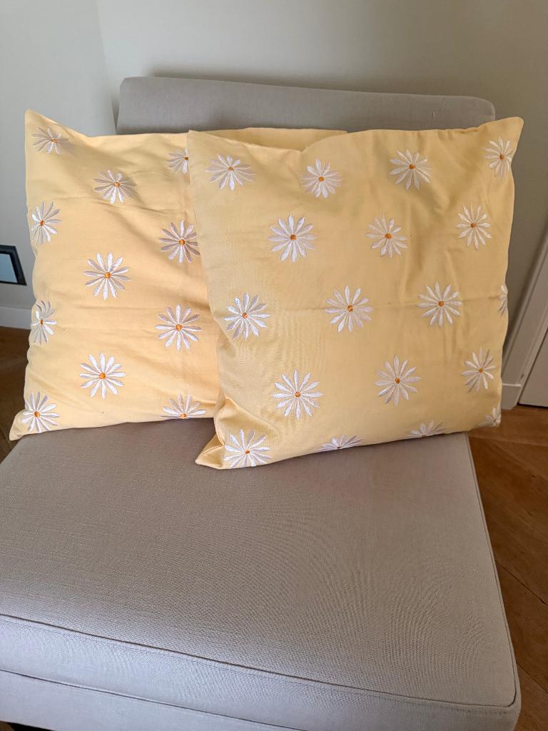 hema zomerse sierkussens tuinkussen set 50x50, Verzenden, Nieuw, Vierkant