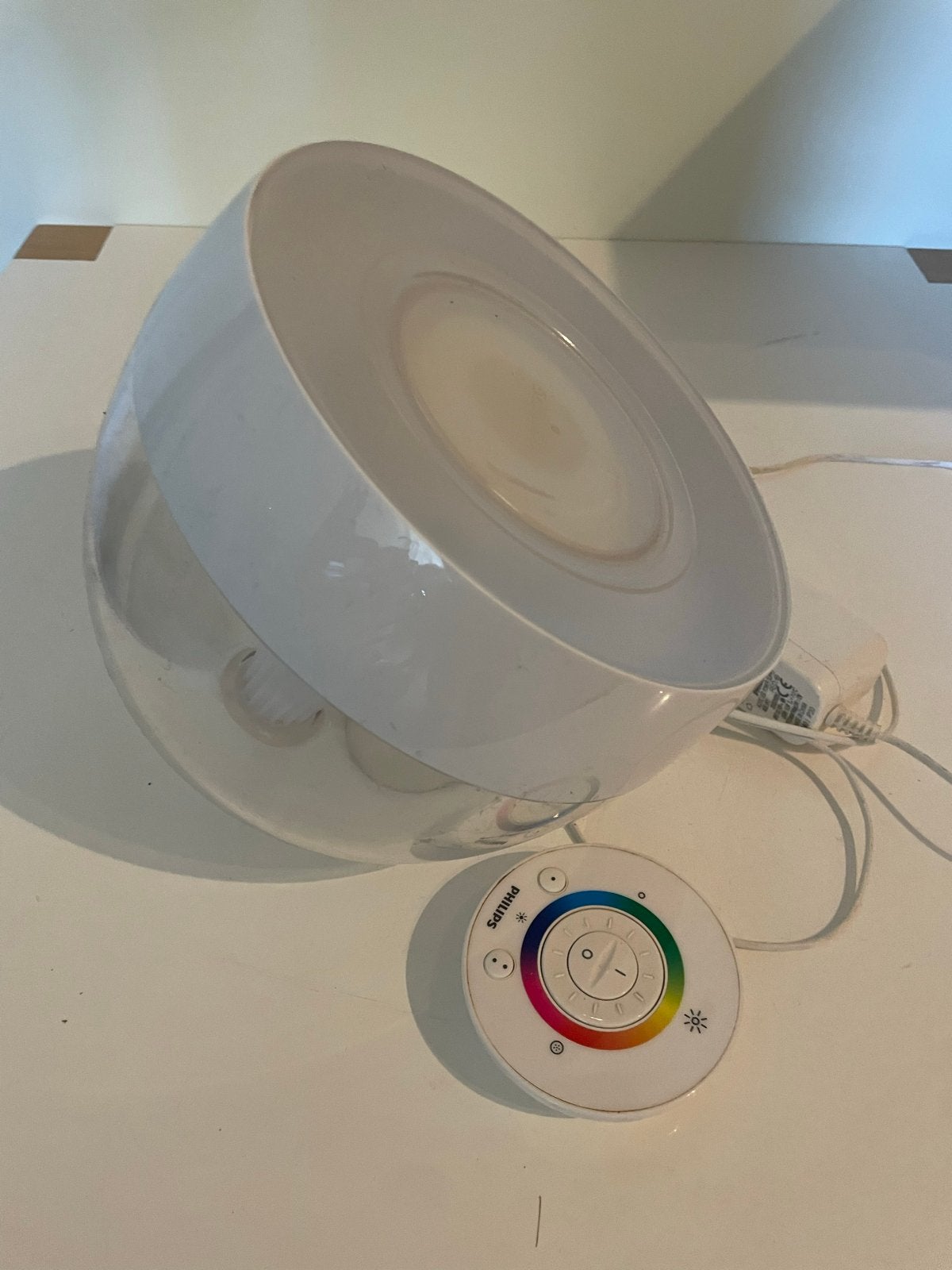 Philips Hue Iris Tafellamp - Smart LED Sfeerlamp met Afstand, Dimbaar, Wit, Ophalen of Verzenden, Modern