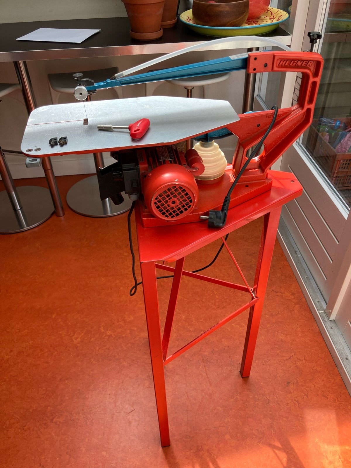 Hegner Figuurzaagmachine  2 S, Ophalen, Gebruikt, 30 tot 70 mm, Figuurzaag