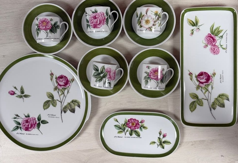 Hutschenreuther Redoute Rozen servies onderdelen, Gebruikt, Overige merken, Vintage, Ophalen of Verzenden