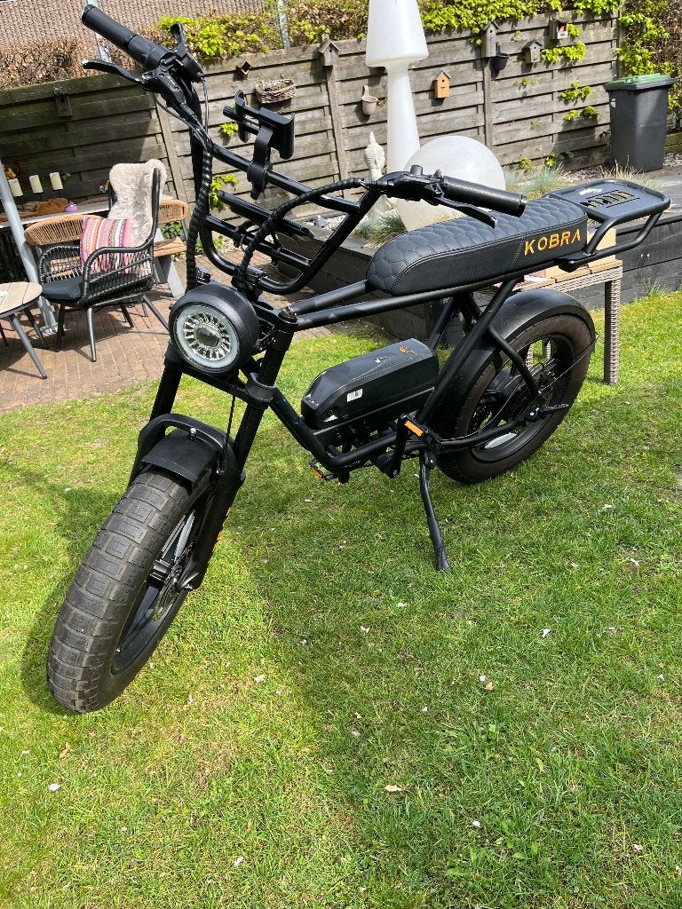 Kobra fatbike + verhoogd stuur, Fietsen en Brommers, Elektrische fietsen, Zo goed als nieuw, 59 cm of meer, 50 km per accu of meer