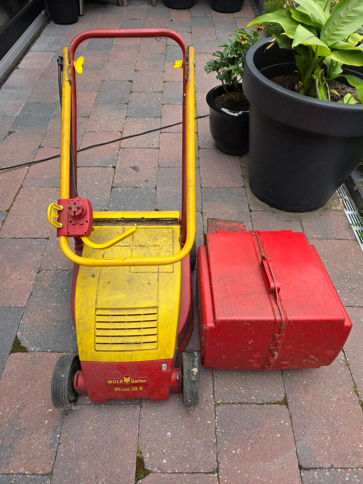 Wolf Grasmaaier, Tuin en Terras, Ophalen, Cirkelmaaier, Gebruikt, Elektrische grasmaaier