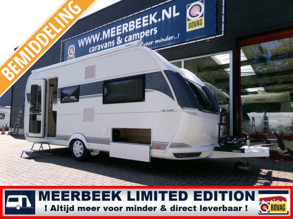 Hobby De Luxe 495 UL +MOVER +LUIFEL +BC260 +ENKELE BEDDEN, Caravans en Kamperen, Rondzit, Hobby, Schokbreker, Particulier