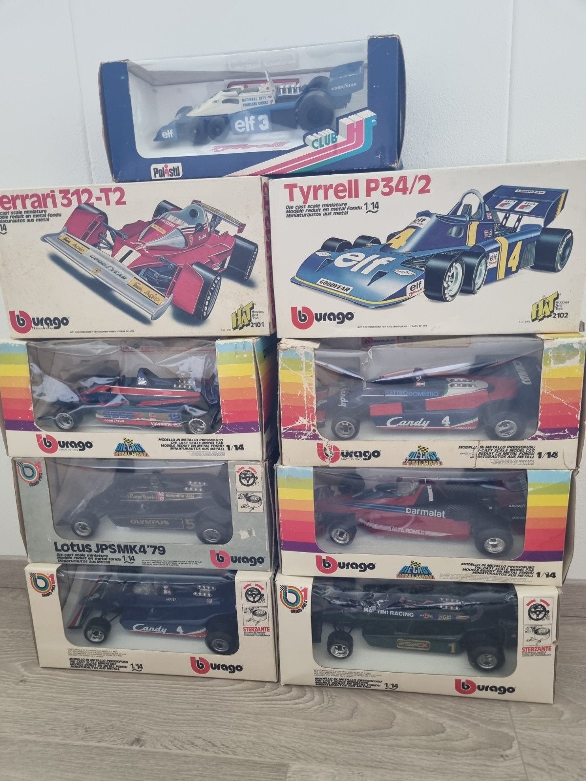 Verzameling Bburago en Polistil F1 auto's, Ophalen, Zo goed als nieuw, Auto