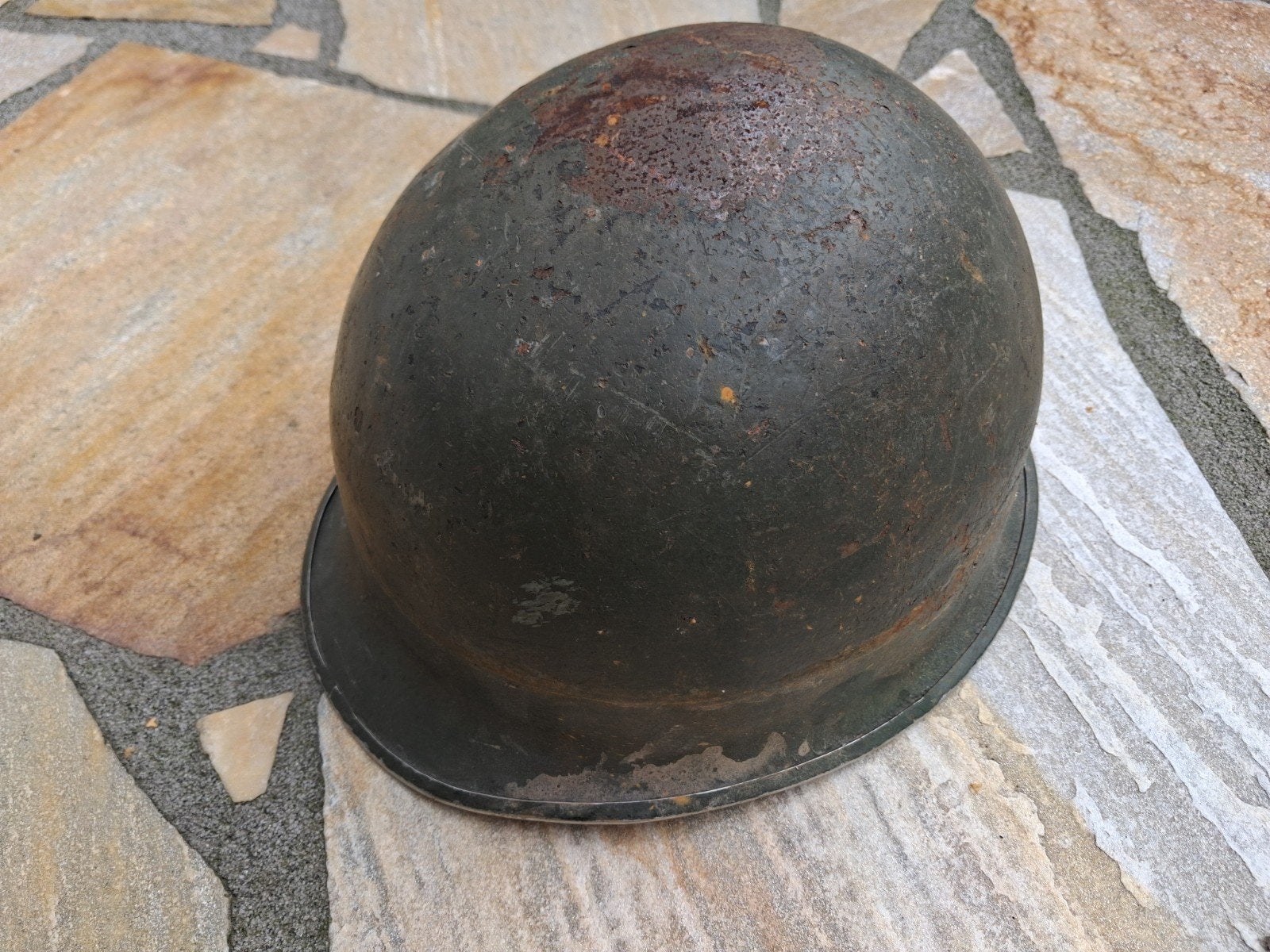 US WW2 M1 Helmet front seam swivel bale, Amerika, ., Ophalen of Verzenden, .