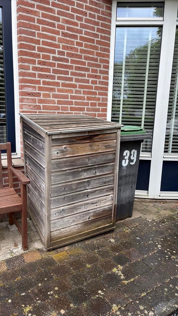 Kliko ombouw, Ophalen, Gebruikt, Hout, Containerberging