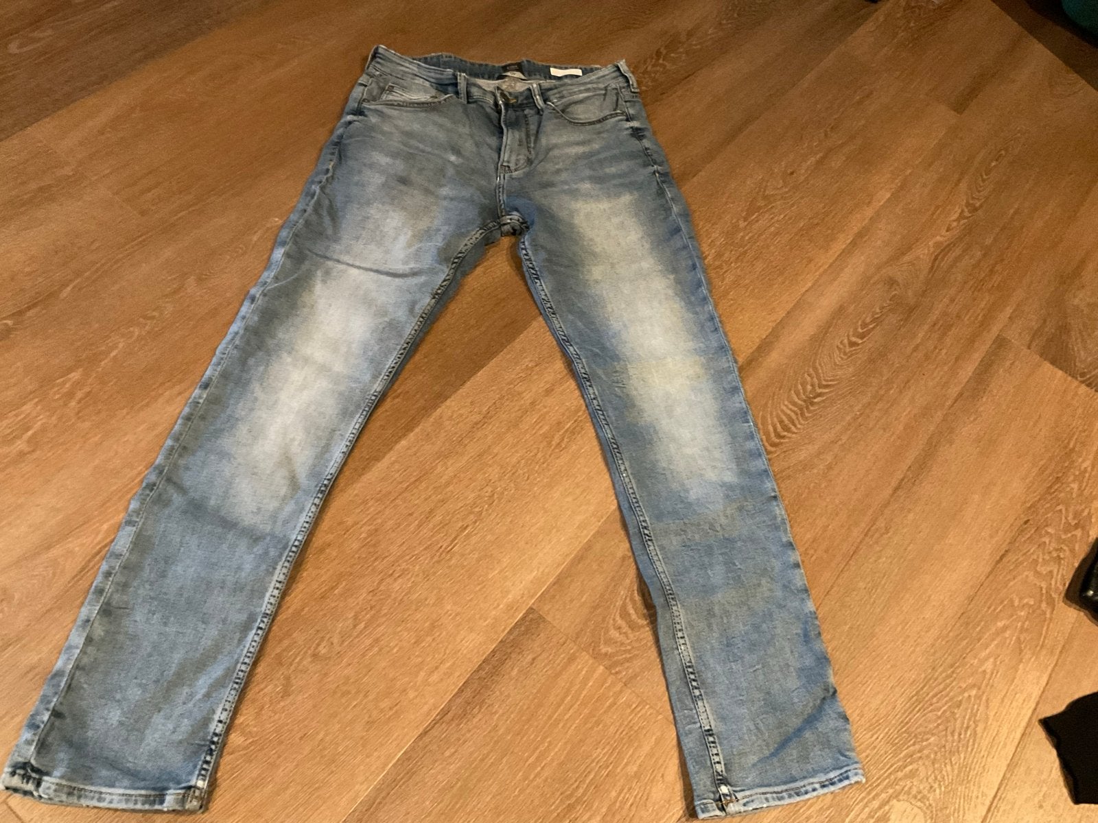 Heren Flex Jog Denim Jeans - Maat W34/L32, Ophalen of Verzenden, Gedragen, Blauw, W33 - W34 (confectie 48/50)