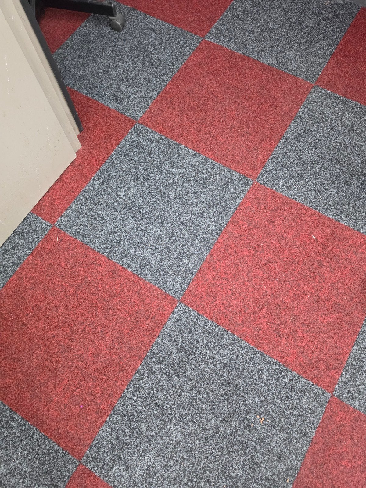 Tapijttegels, Vierkant, 50 tot 100 cm, Rood, 50 tot 100 cm