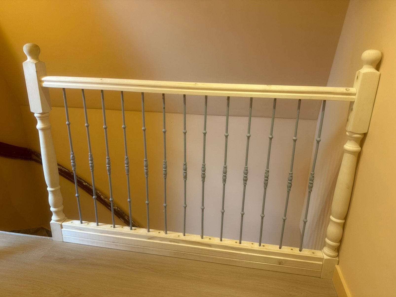Antieke trapspijlen - jaren 30 - gietijzer - smeedijzer, Ophalen, Gebruikt, 250 mm of meer, Overige typen