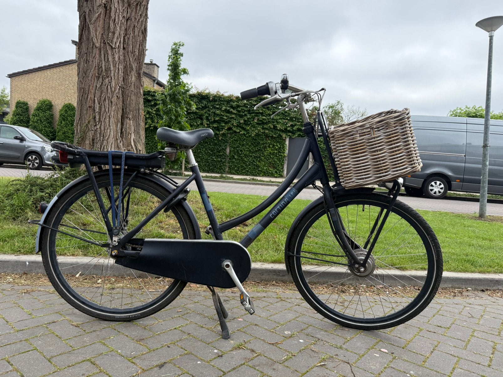 Cortina elektrische damesfiets E-U4, Gebruikt, Versnellingen, 50 tot 53 cm, Schijfrem