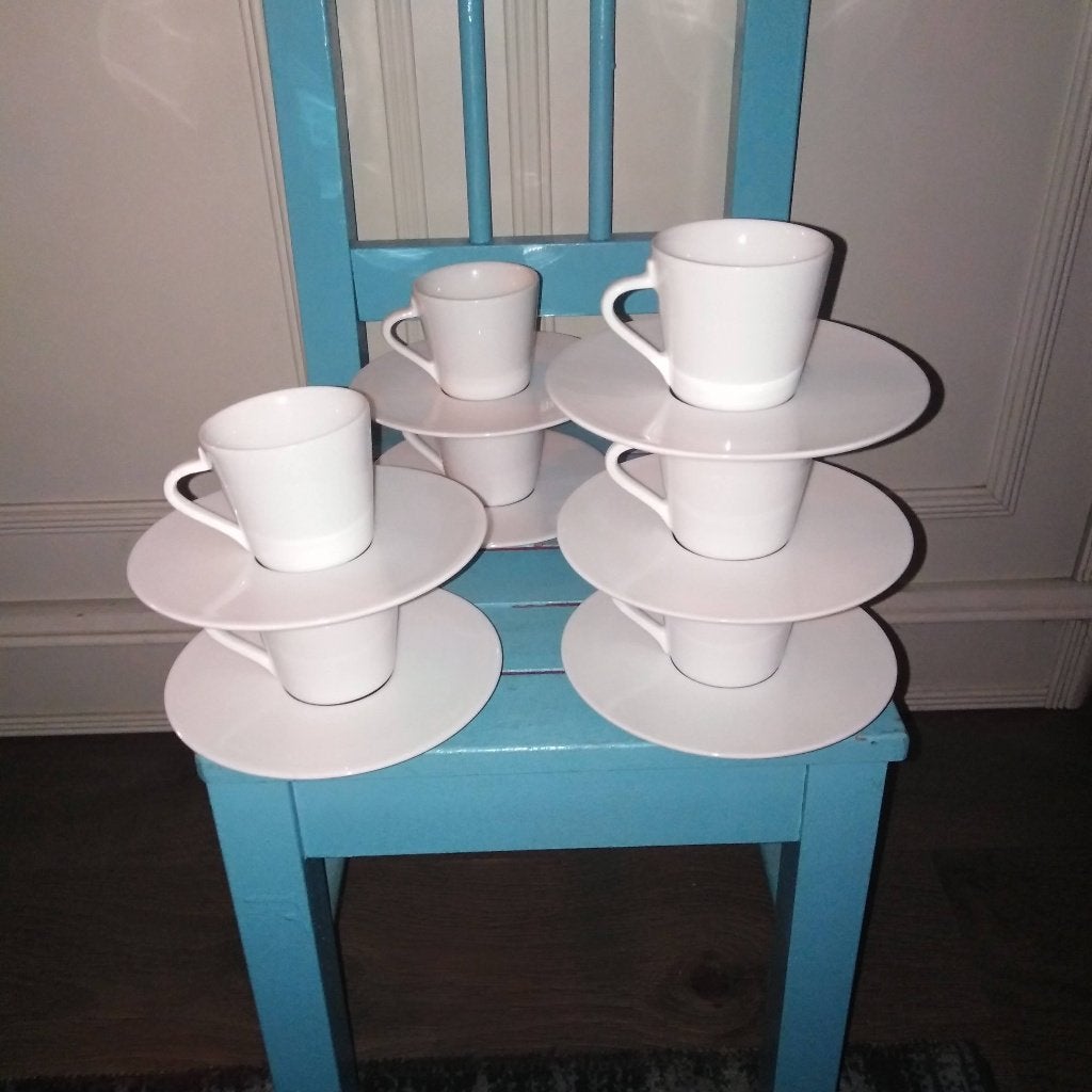 Nespresso Ritual Collection espresso kopjes Andrée Putman 7x, Ophalen, Overige merken, Zo goed als nieuw, Overige stijlen