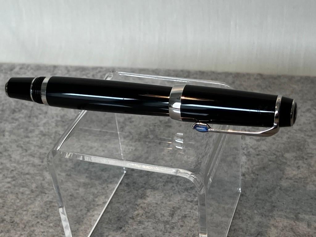 Montblanc Bohème Bleu pen met etui en nieuwe vullingen, Verzenden, Zo goed als nieuw, Overige typen, Mont Blanc