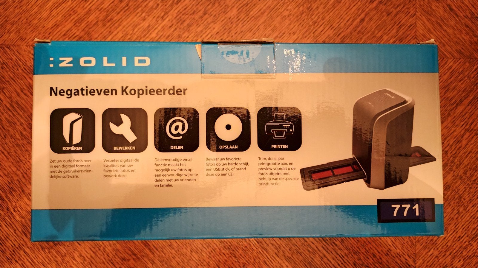 Zolid Negatieven Kopieerder 771 - Digitaliceer negatieven, Ophalen of Verzenden, Zo goed als nieuw, Overige merken, Overig typen