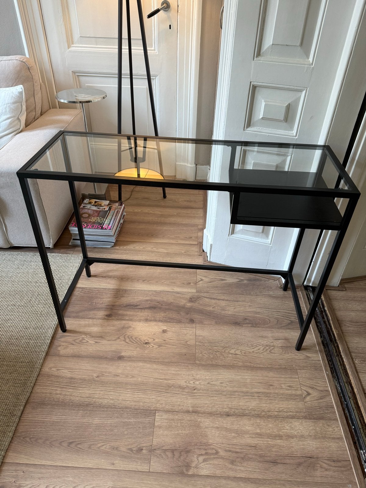 IKEA VITTSJÖ laptoptafel / bijzettafel, Huis en Inrichting, Tafels | Bijzettafels, Ophalen, 75 cm of meer, 60 cm of meer, Rechthoekig