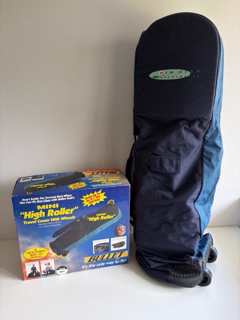 Bullet golfreishoes met wielen | Flight Bag | Opvouwbaar, Ophalen of Verzenden, Gebruikt, Tas, Overige merken