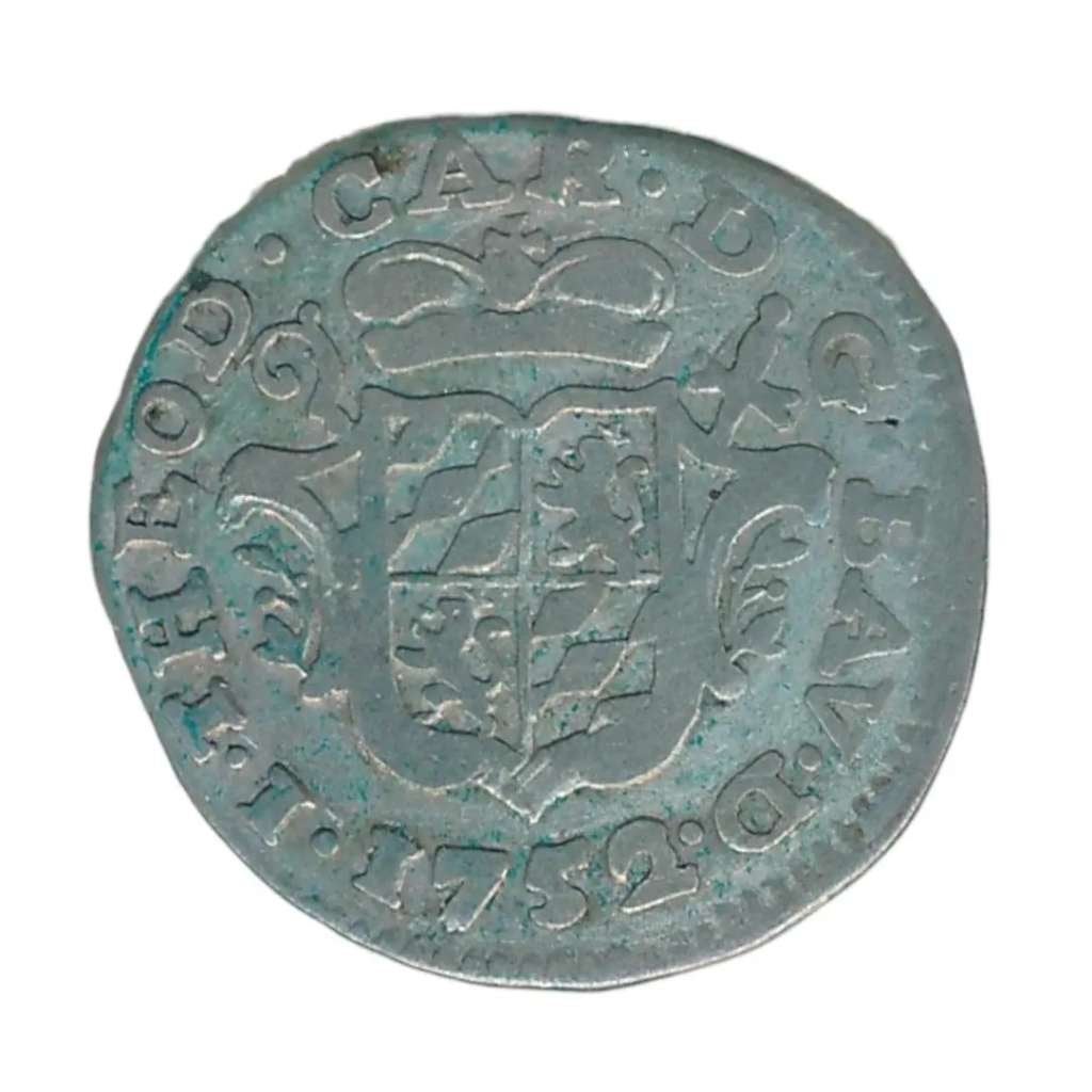 Luik (België) 1 Plak 1752, Ophalen of Verzenden, België, Losse munt, Zilver