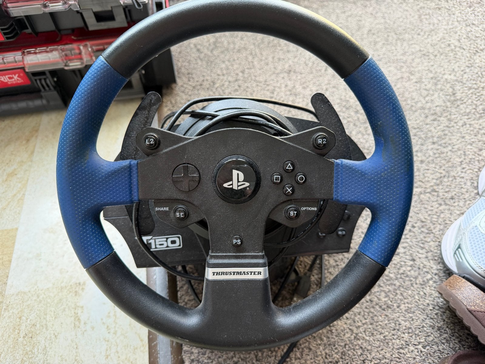 Thrustmaster T150 racestuur met pedalen voor PlayStation 4, Ophalen, Gebruikt, Stuur of Pedalen, PlayStation 4