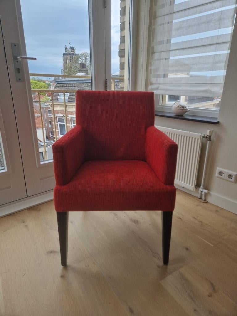 Rode eetkamerstoelen (4), Huis en Inrichting, Stoelen, Ophalen, Overige kleuren