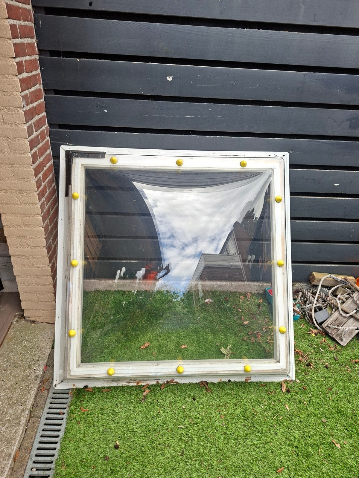 Dakkoepel 130x130cm - waterdicht, Doe-het-zelf en Verbouw, Glas en Ramen, Ophalen, 160 cm of meer