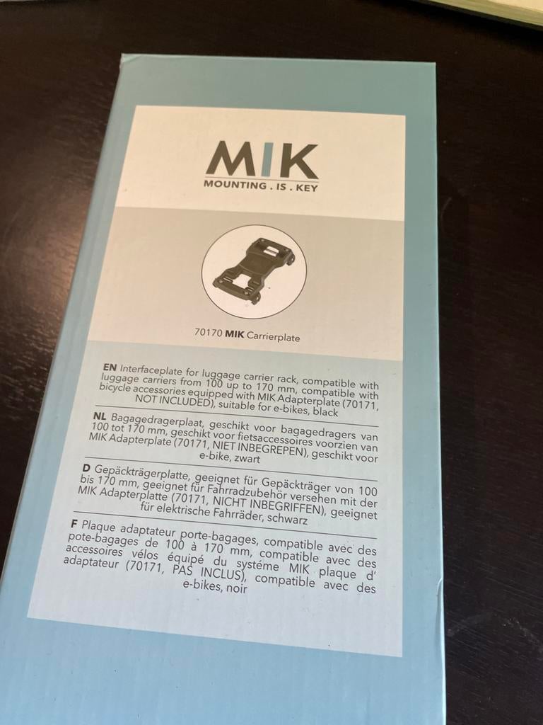 MIK Carrierplate 70170 voor bagagedrager, Ophalen of Verzenden, Zo goed als nieuw