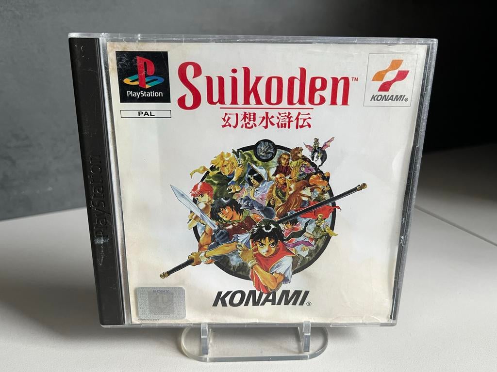 Suikoden PlayStation 1 PS1 PAL - Klassieke RPG, Gebruikt, T, Ophalen of Verzenden, Role Playing Game (Rpg)