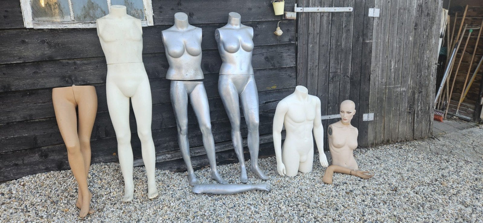 Partij Etalagepoppen / Paspoppen / Torso’s, Ophalen, Gebruikt