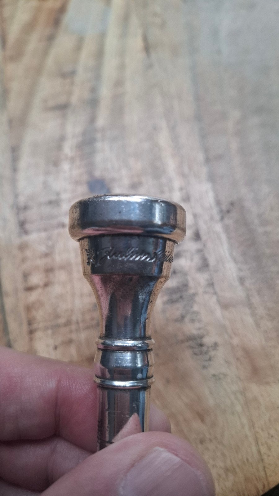 Vintage Trompet Mondstuk Julius Keilwerth, Muziek en Instrumenten, Ophalen of Verzenden, Gebruikt, Trompet