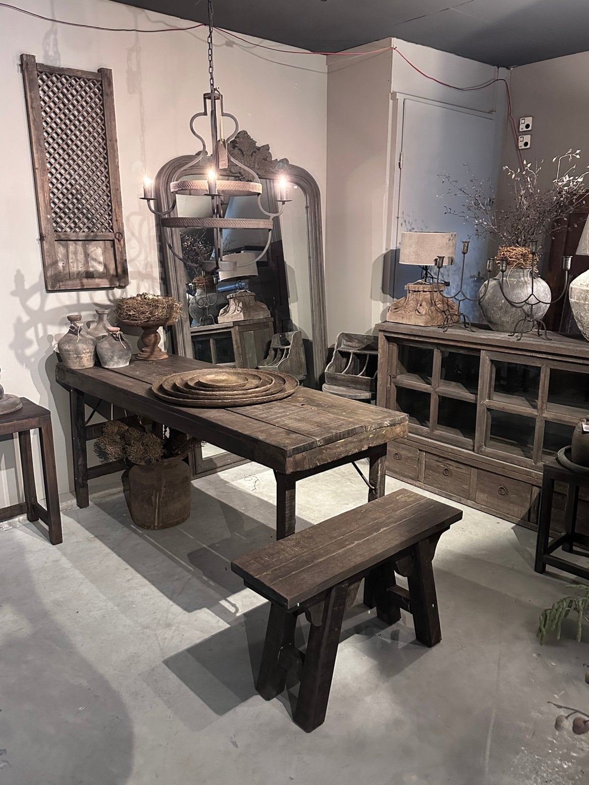 Markttafel uit india inklapbaar, Ophalen