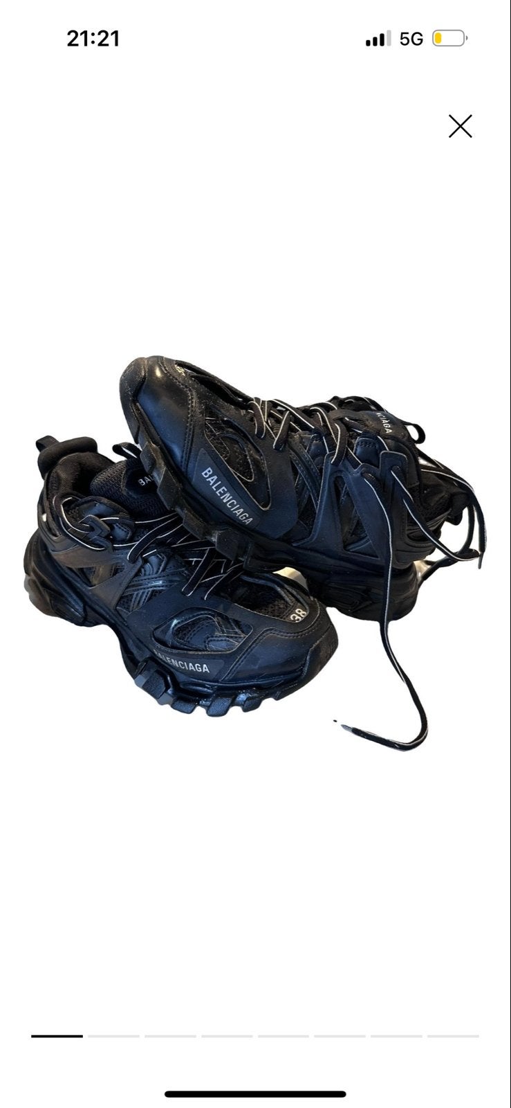 Balenciaga Track Sneakers Zwart Maat 38, Kleding | Dames, Schoenen, Ophalen, Gedragen, Zwart, Sneakers of Gympen
