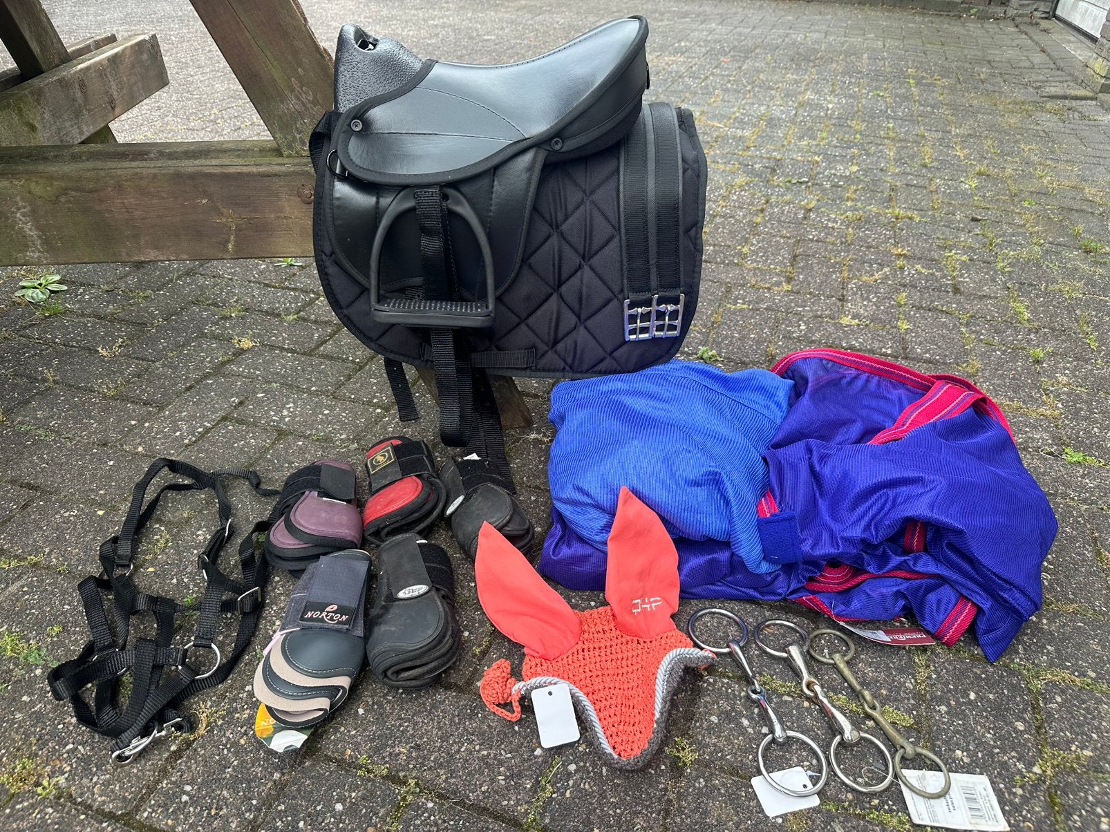 Nieuw / gebruikte shetlander set, Dieren en Toebehoren, Paarden en Pony's | Dekens en Dekjes, Ophalen of Verzenden, Zo goed als nieuw
