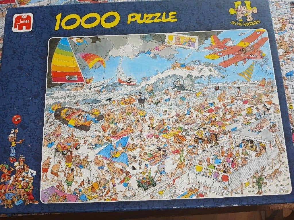 Legpuzzel jan van haasteren, Ophalen of Verzenden, 500 t/m 1500 stukjes, Zo goed als nieuw, Legpuzzel