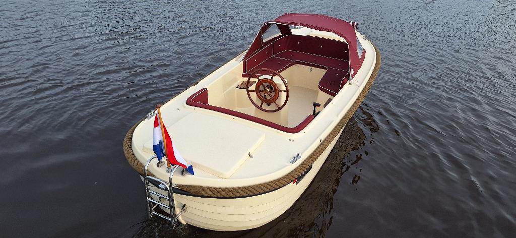 Nette Oud Huijzer 560 Sloep | Mercury 15PK 4T | BJ. 2007, Ophalen, Overige typen, Rondzit, Zo goed als nieuw