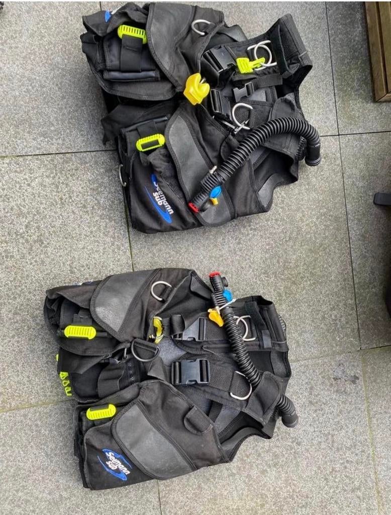 2x Seac Sub Trimvest/BCD maat L (heren), Watersport en Boten, Ophalen, Gebruikt, Trimvest of Wing