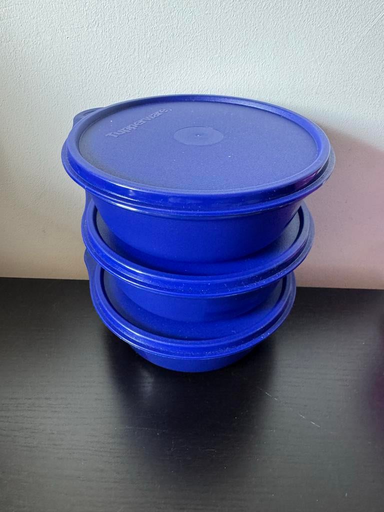 Tupperware 600 ml nieuw (3), Ophalen of Verzenden, Nieuw, Blauw, Bak of Kom
