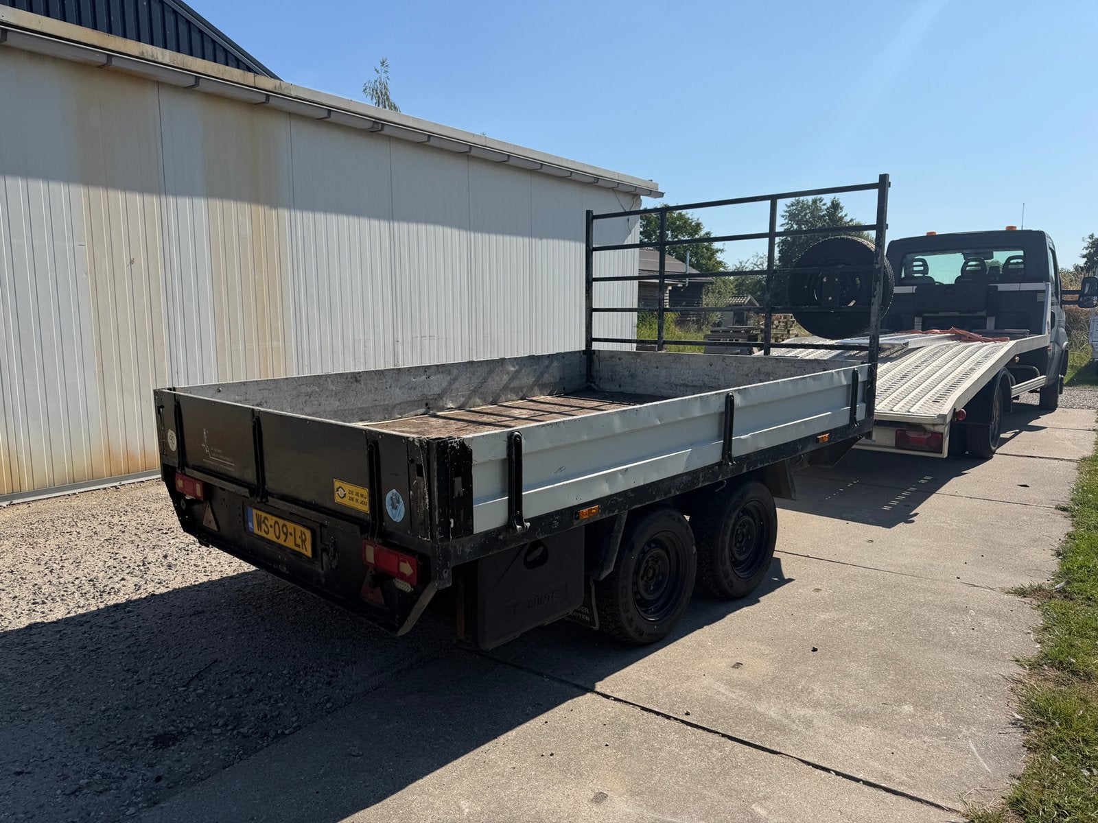 Plateau annsems 2000kg 300x200, Ophalen, Gebruikt