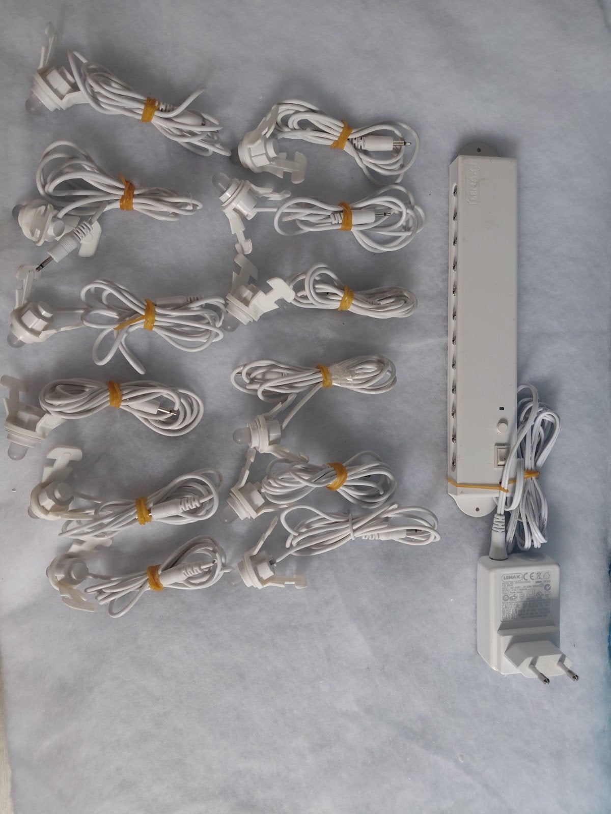 Lemax verlichting set voor 12 kersthuisjes, Diversen, Ophalen of Verzenden, Zo goed als nieuw