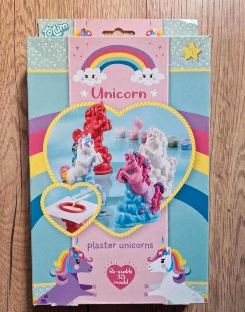 Totum unicorn gipsmallen, Kinderen en Baby's, Speelgoed | Educatief en Creatief, Ophalen of Verzenden, Nieuw, Knutselen