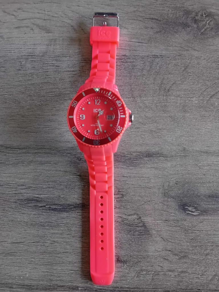 Ice Watch roze horloge- nieuwe batterij nodig., Ophalen of Verzenden, Gebruikt, Kunststof, Overige merken
